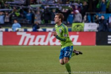 Newbie Alex Caskey sees his first MLS action