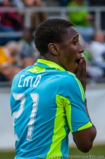2012 US Open Cup - Cato reacts to hitting the post