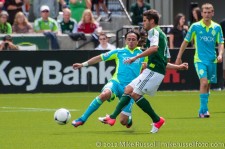 Sounders v Timbers: Rosales slides in on Zizzo