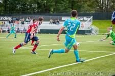 Sounders-Chivas Reserves: Mike Seamon sends a cross to Seth C'deBaca for the final goal