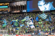 Sounders-Earthquakes: Supporters sections