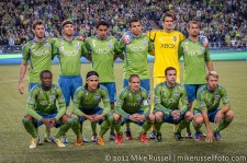 Sounders-Earthquakes: Sounders starting 11