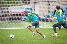 Sounders Preseason (Feb 9, 2013): Steve Zakuani and Zach Scott
