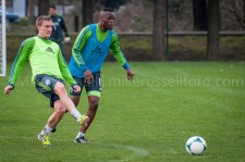 Sounders Preseason (Feb 9, 2013): Dylan Remick and Steve Zakuani